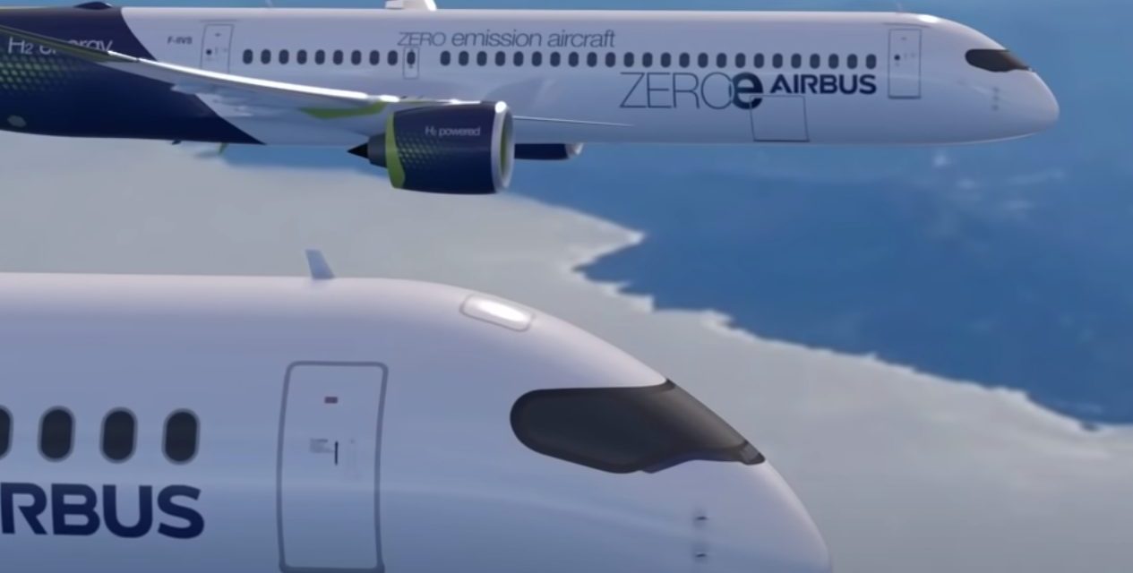 Airbus switching to Hydrogen (H2) ZEROe on planes